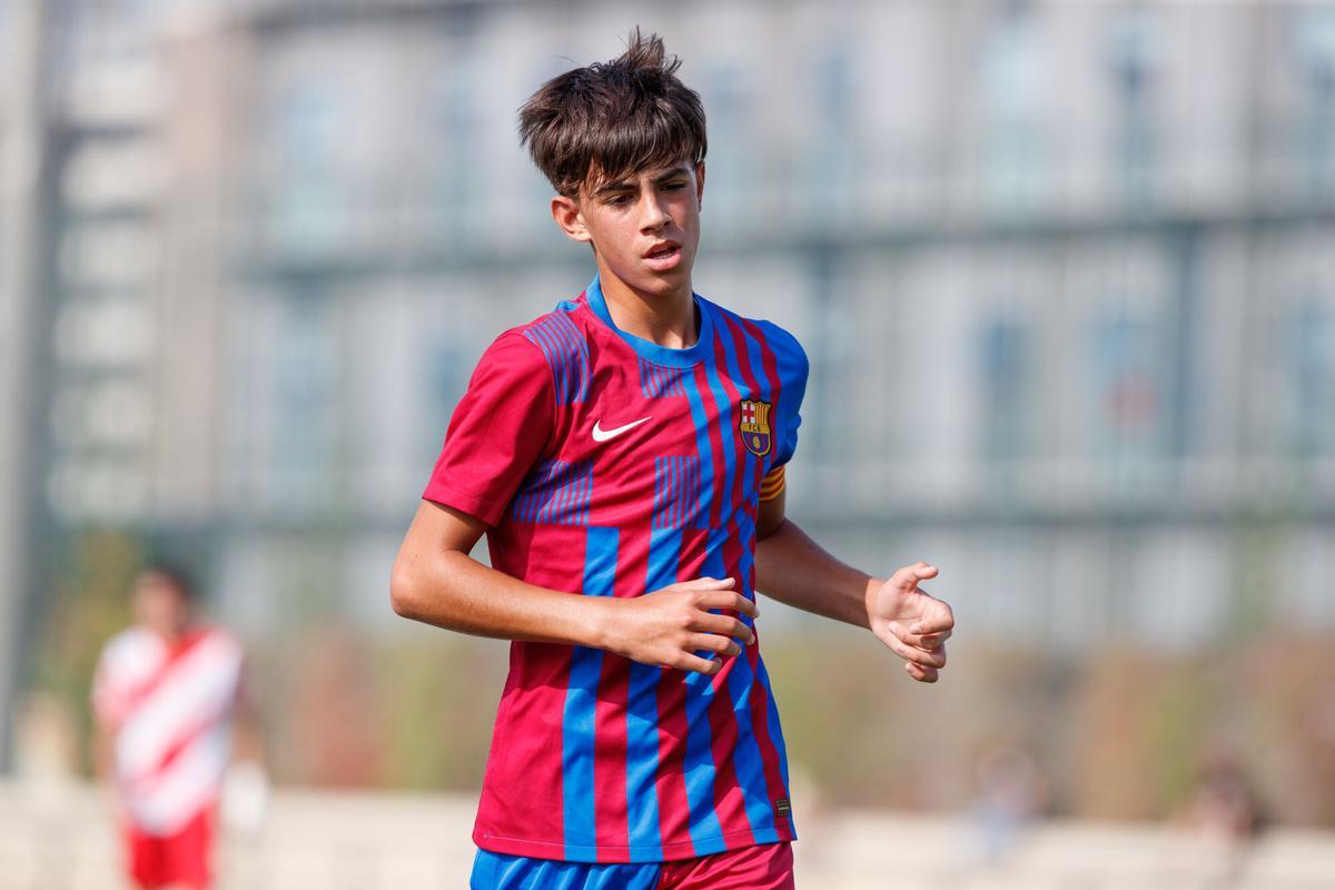 Bernal, durante su etapa en el cadete B