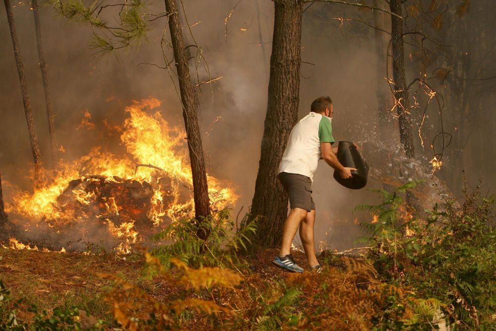 Arde Galicia | El fuego devora el Sur de Galicia