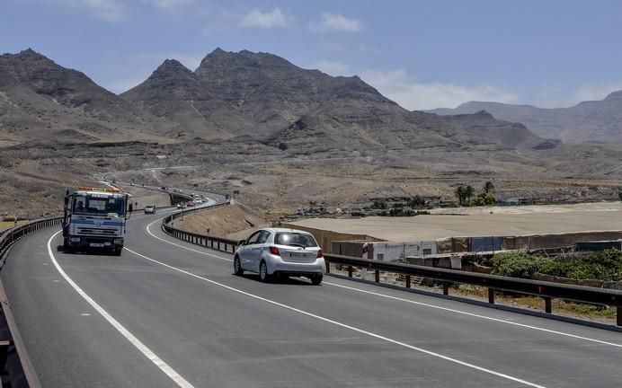 LAS PALMAS DE GRAN CANARIA A 03/07/2017 Apertura al tráfico del último tramo de la primera fase de la carretera de la Aldea. FOTO: J.PÉREZ CURBELO