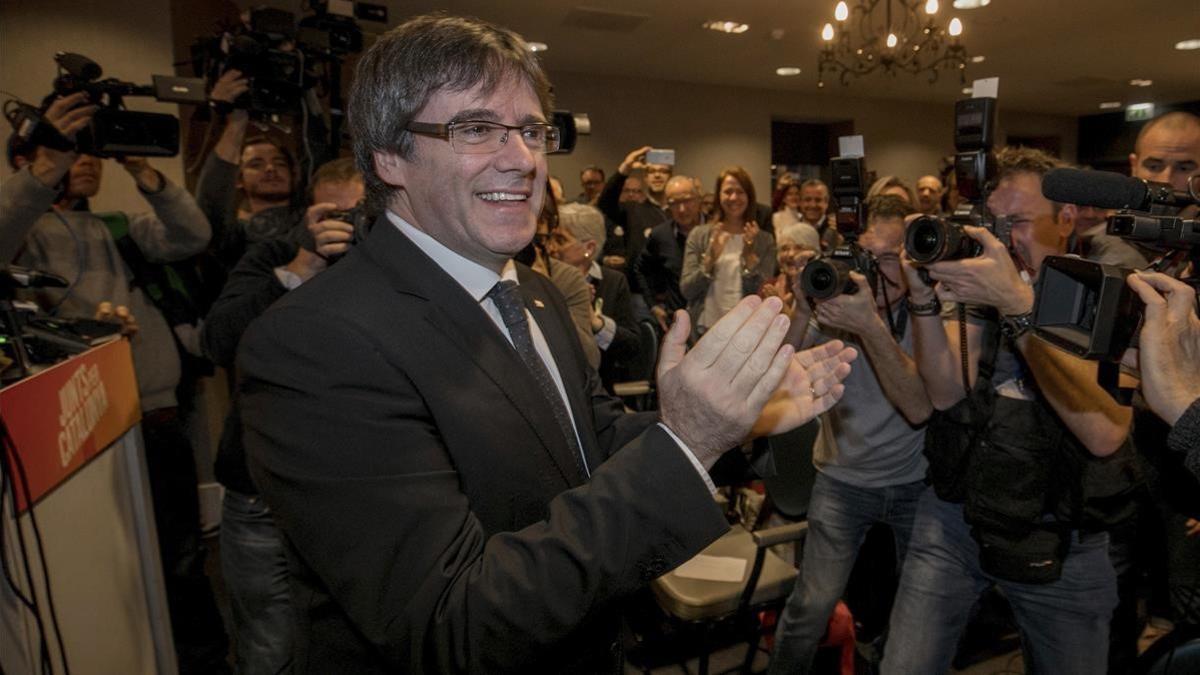 Carles Puigdemont el pasado 25 de noviembre.