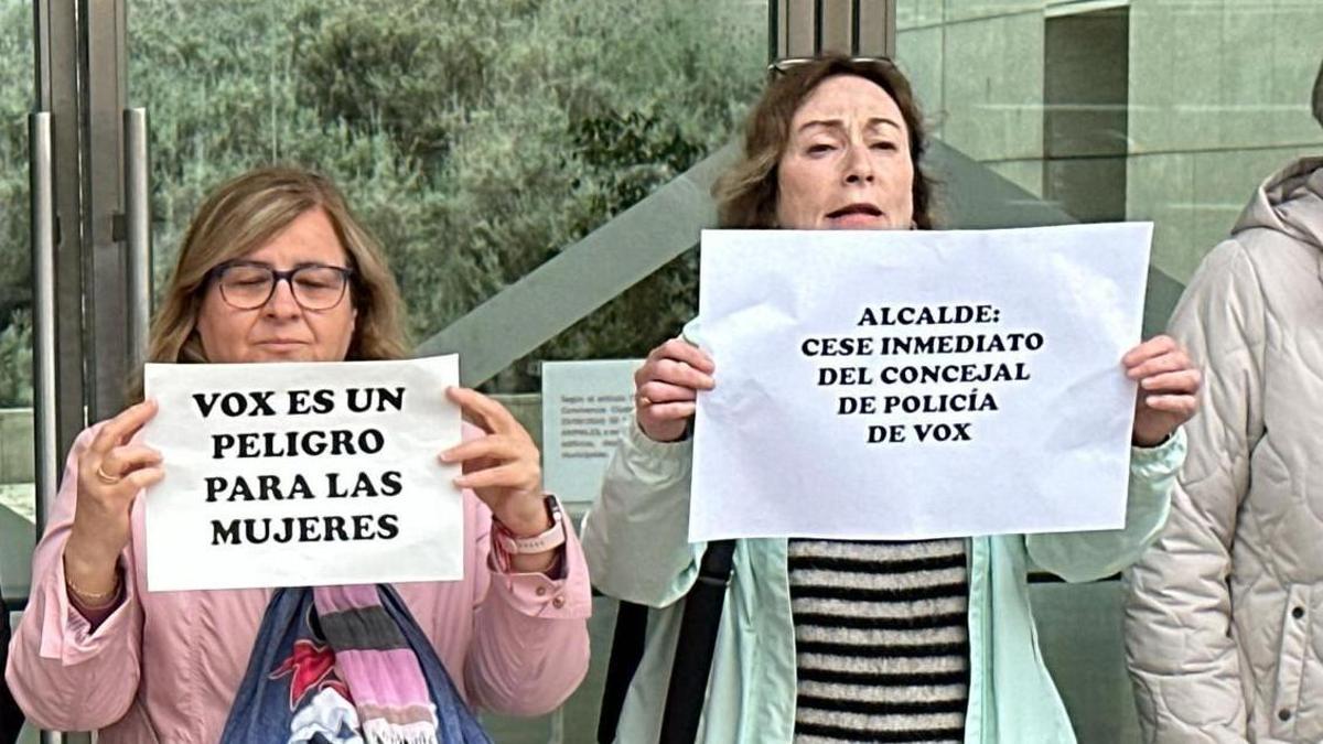 Un momento de la concentración