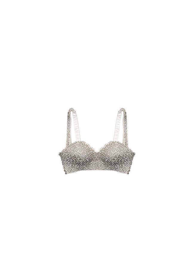 Todas las imágenes de la colección de Moschino x H&M: top glitter