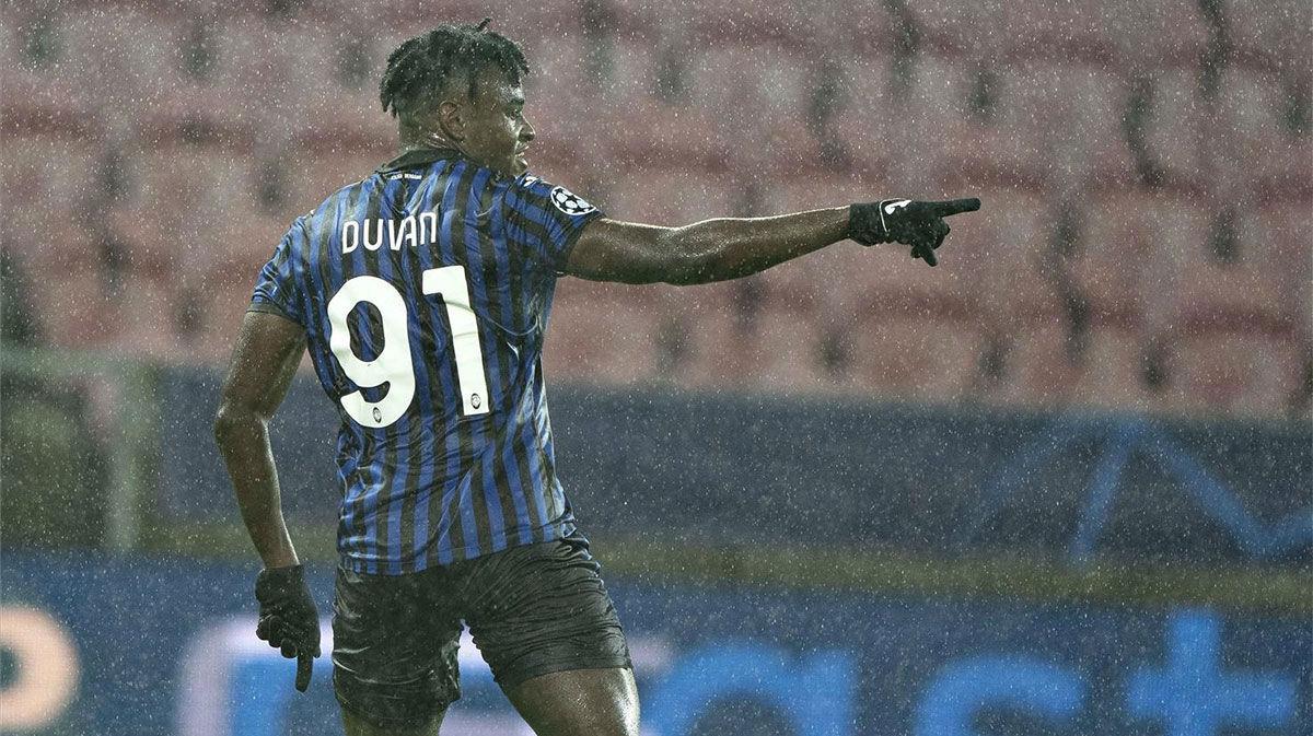 Duván Zapata abrió el marcador ante el Midtjylland