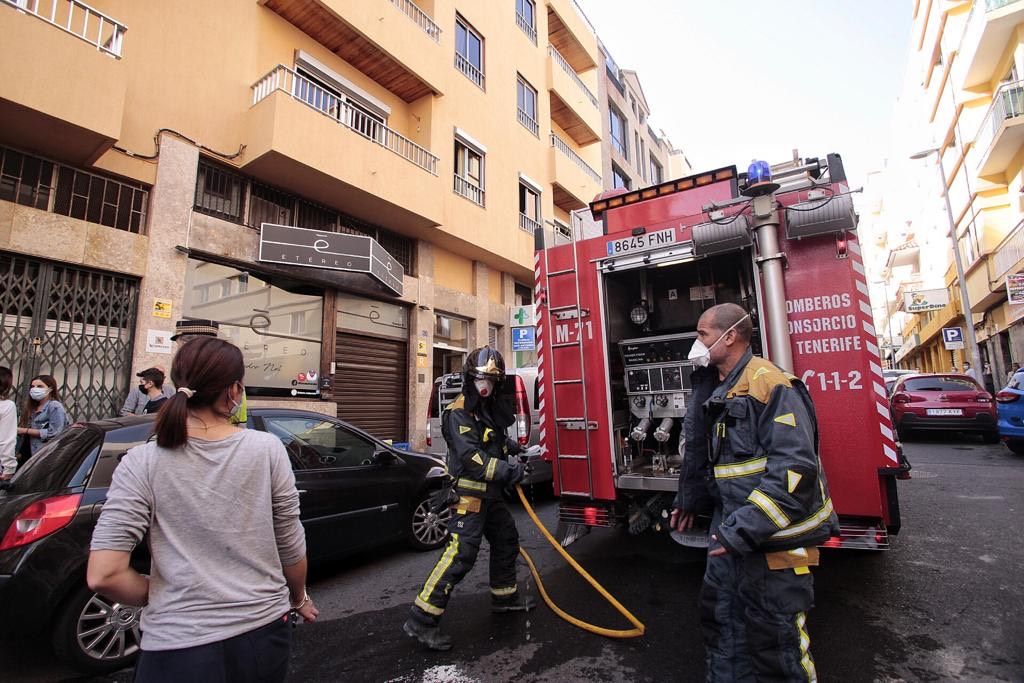 Incendio de una vivienda en Santa Cruz de Tenerife