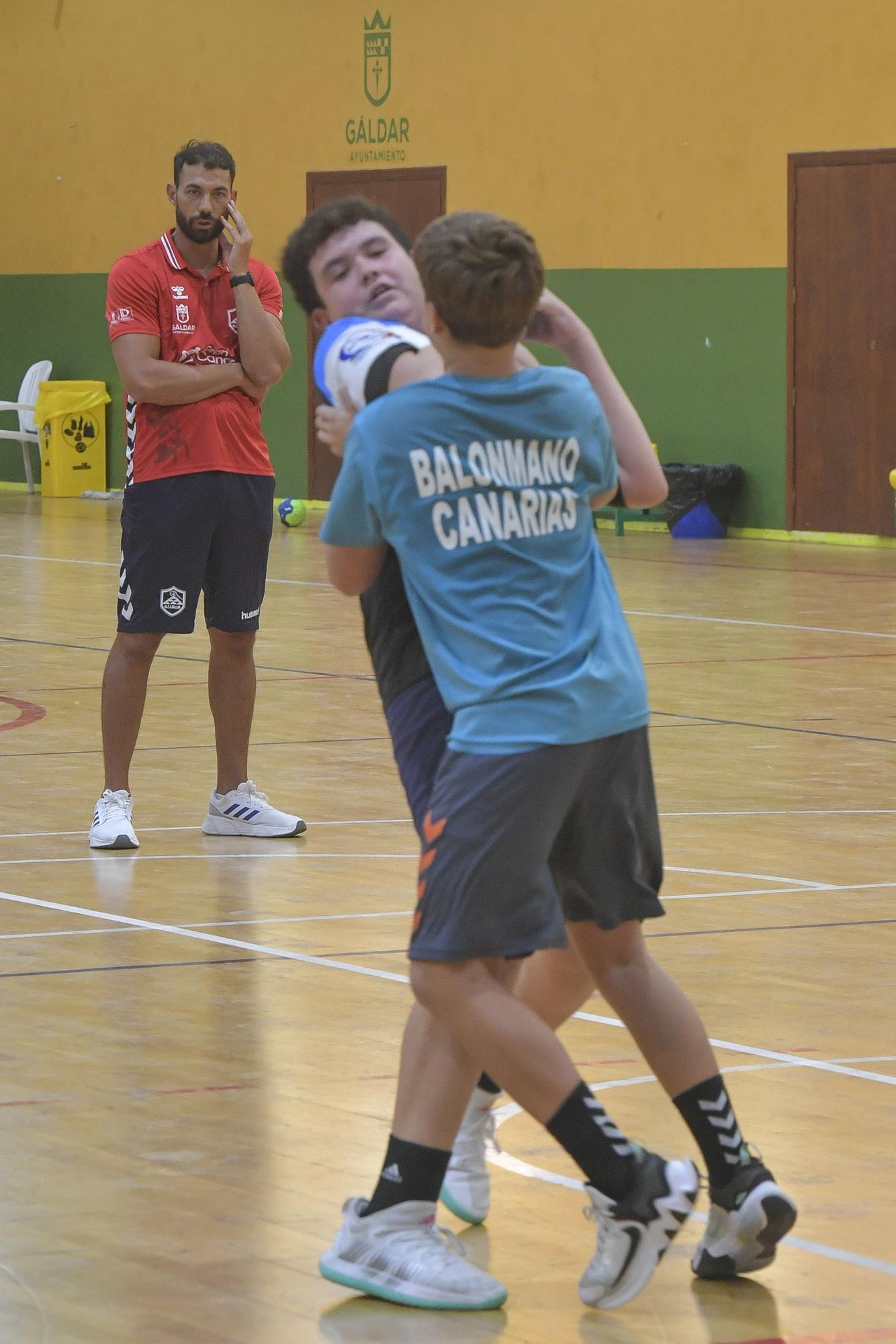 Dani Sarmiento, entrenador del Balonmano Gáldar