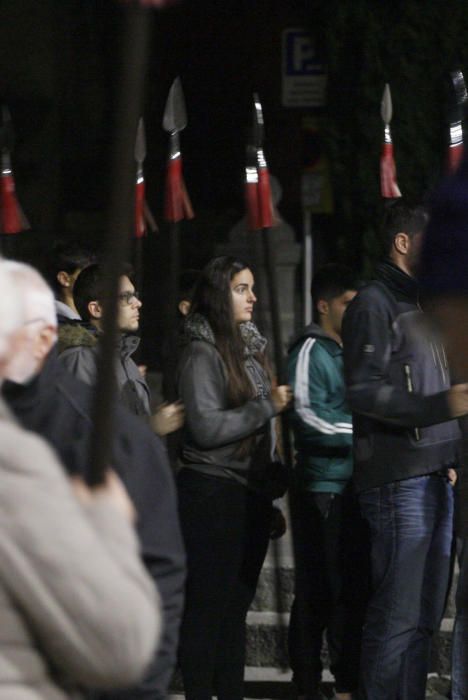 Quatre noies participen en l'assaig dels «titulars» dels Manaies