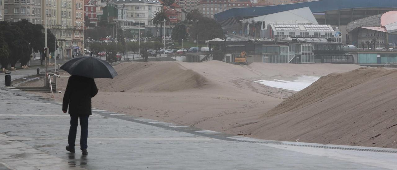 Temporal en A Coruña este lunes