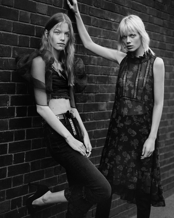 Zara, 'pretty in punk', transparencias