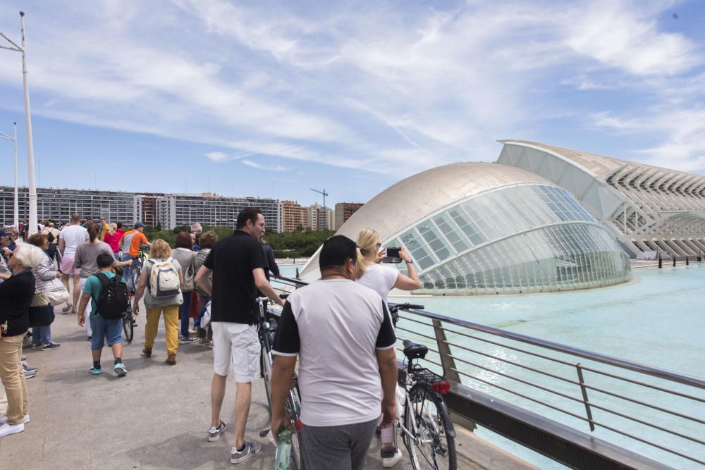 La serie de HBO 'Westworld' rueda en la Ciudad de las Artes y las Ciencias