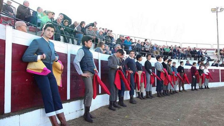 Algunos de los participantes en el Bolsín Taurino Tierras de Zamora.