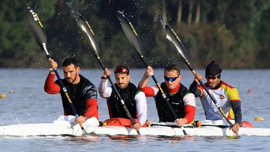 Marcos y Daniel Abad se qedan fuera de la final del control nacional de K4