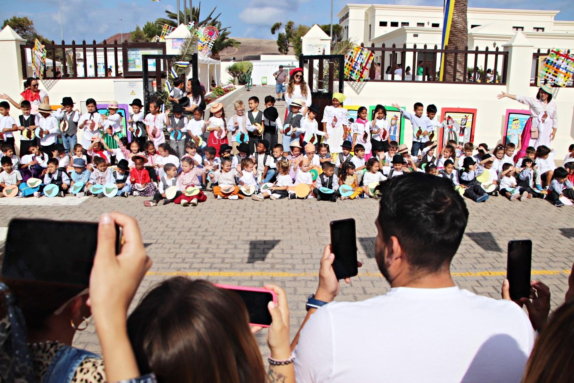 Celebración del Día de Canarias en el colegio de Playa Blanca
