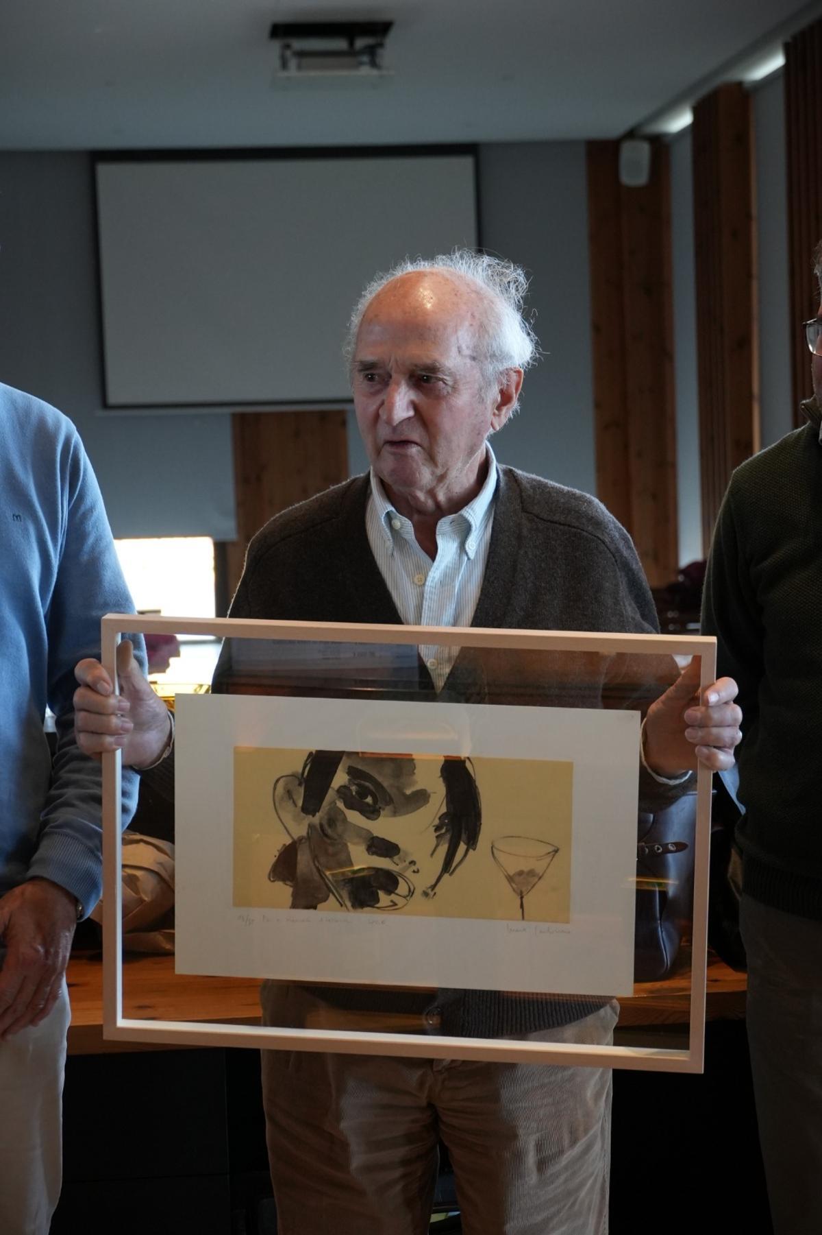 Ramon Alabern, con el premio.
