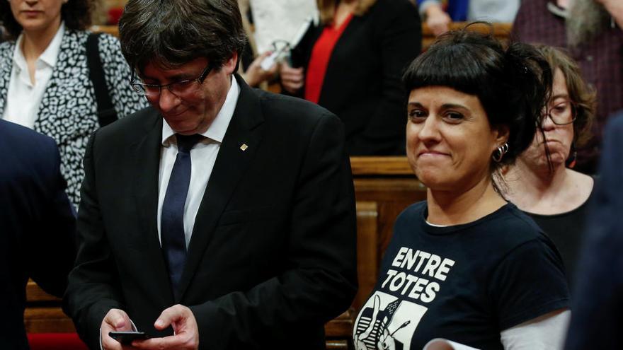 La CUP carga contra la respuesta dada por Puigdemont