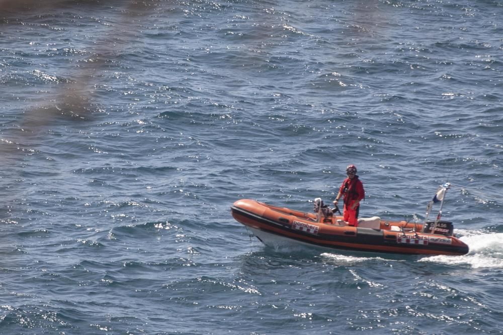 Recerca del pescador desaparegut a Tossa de Mar