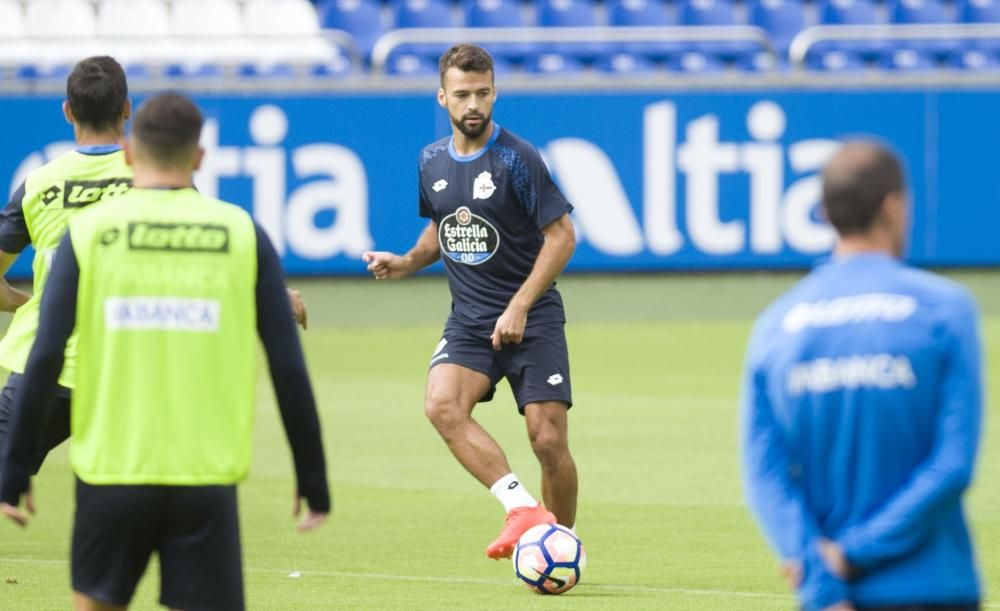 Trabajo táctico y de estrategia en Riazor