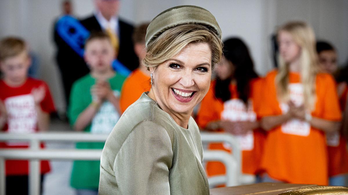 Máxima de Holanda en su visita a la fundación Mas Música en las Aulas