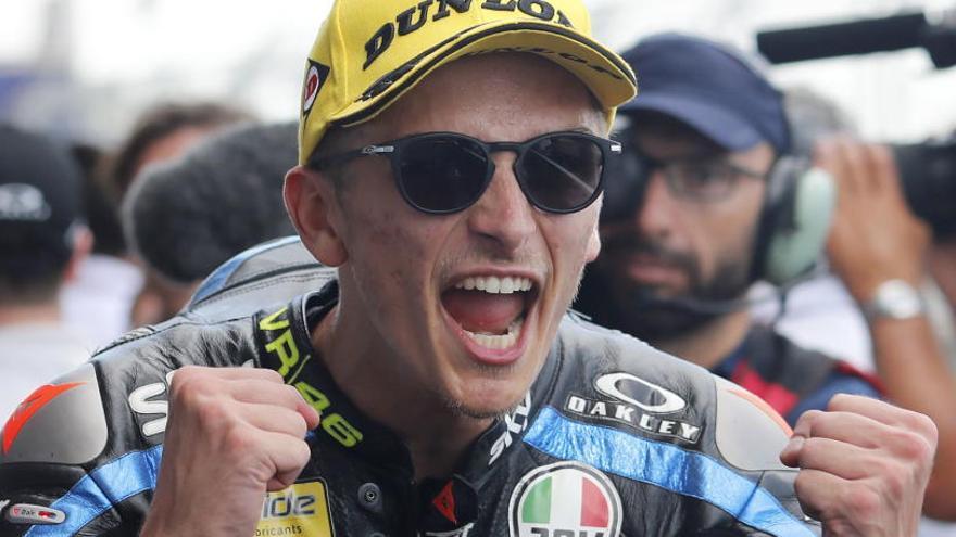 Luca Marini, ganador de Moto2 en Tailandia