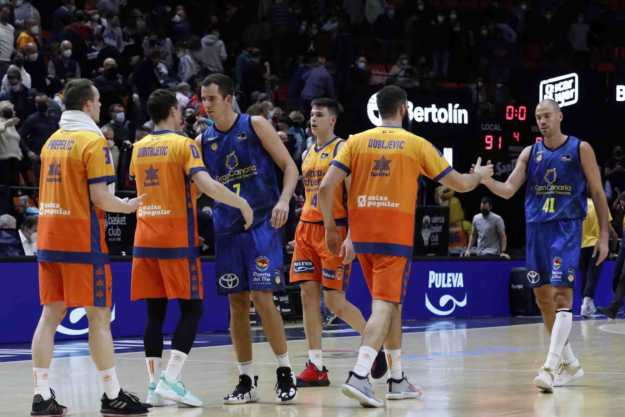 Partido Valencia Basket- Gran Canaria