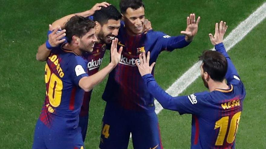 El Barça se pasea con brillantez