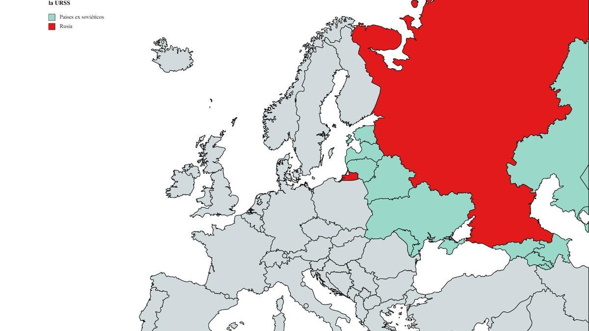 Los países que nacieron tras la disolución de la URSS