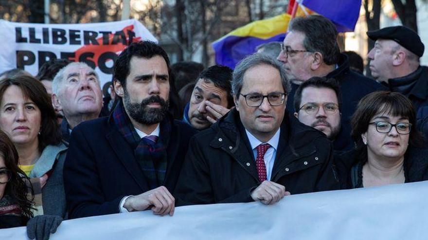 Torra llega al Supremo para seguir el juicio del &quot;procés&quot;