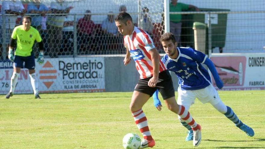 El Céltiga regresó a la Tercera División con una victoria ante el As Pontes. // Noé Parga