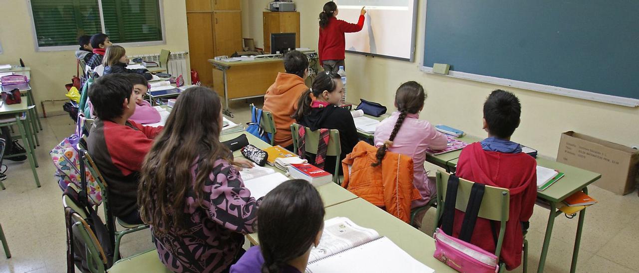 Alumnos de un colegio de Palma durante una clase. | DM