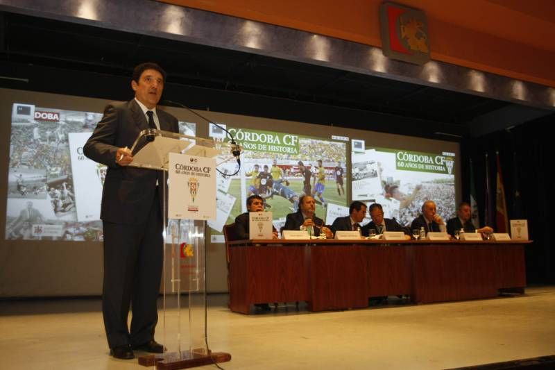 La presentación del libro 'Córdoba CF. 60 años de historia', en imágenes