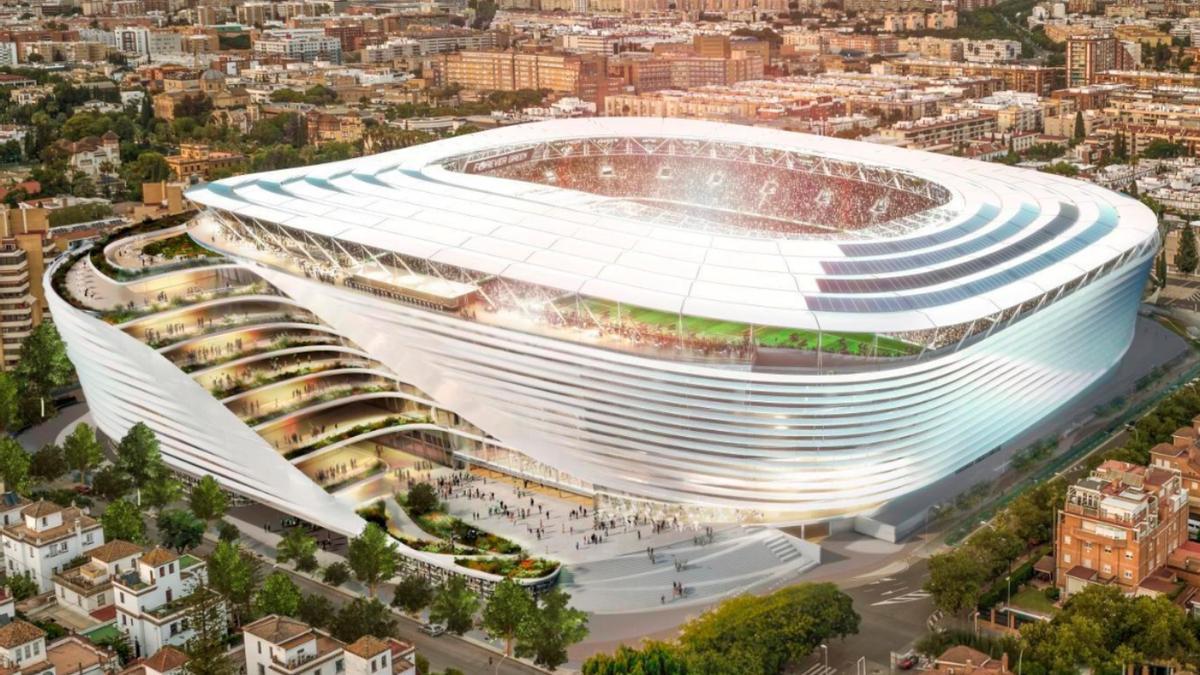 Proyecto del nuevo estadio del Betis.