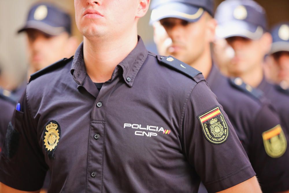 Málaga recibe a 190 cadetes de la Policía Nacional que harán prácticas durante un año.