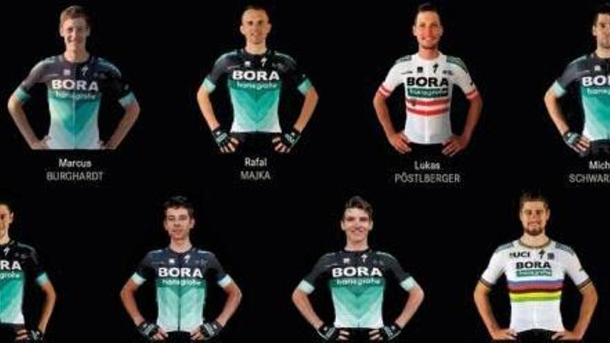 Los componentes del Bora-Hansgrohe para la Vuelta.