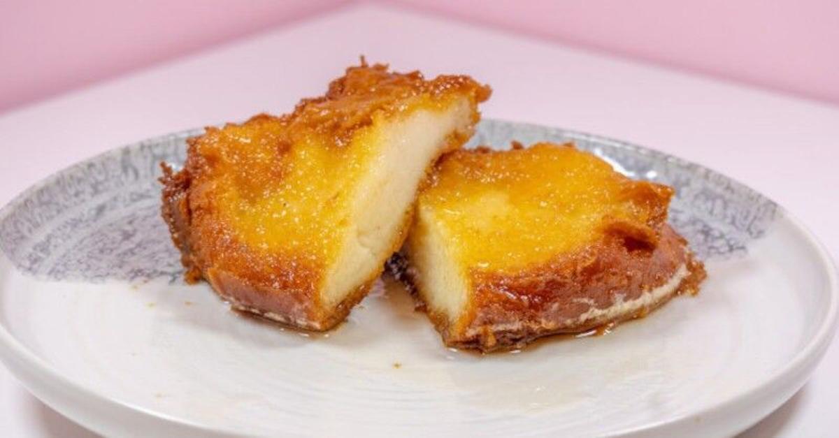 Torrijas de una pastelería de Madrid.