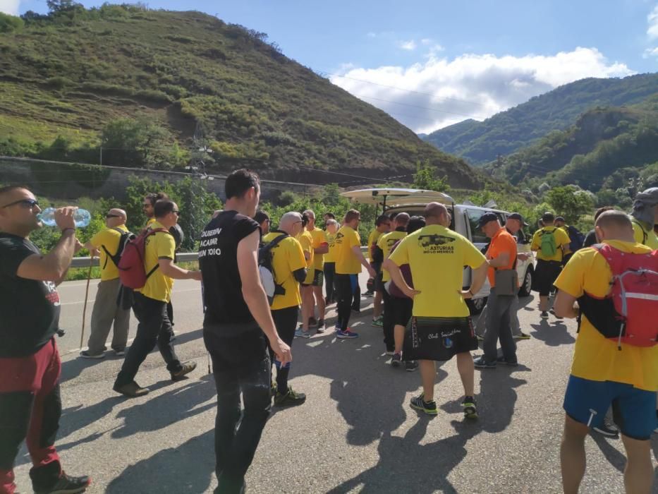 Los trabajadores de Alcoa, arropados por mineros