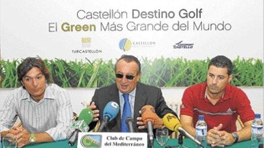 Presentación en 2006 de la campaña &quot;Castellón, destino golf&quot;.