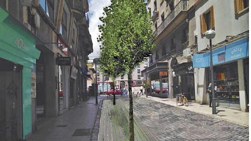 Imagen virtual de cómo quedará la calle Velázquez tras la remodelación.