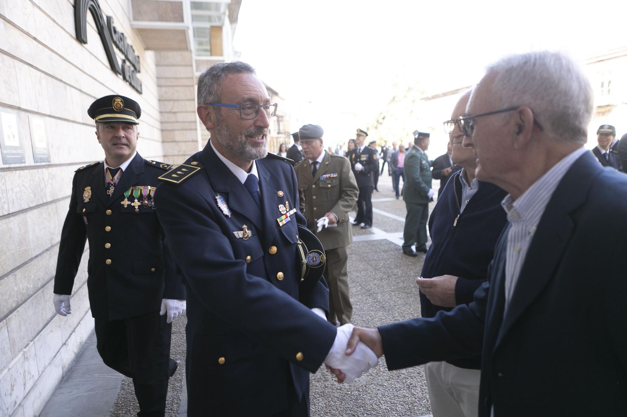 En imágenes: así celebró la Policía Nacional los Ángeles Custodios en Avilés