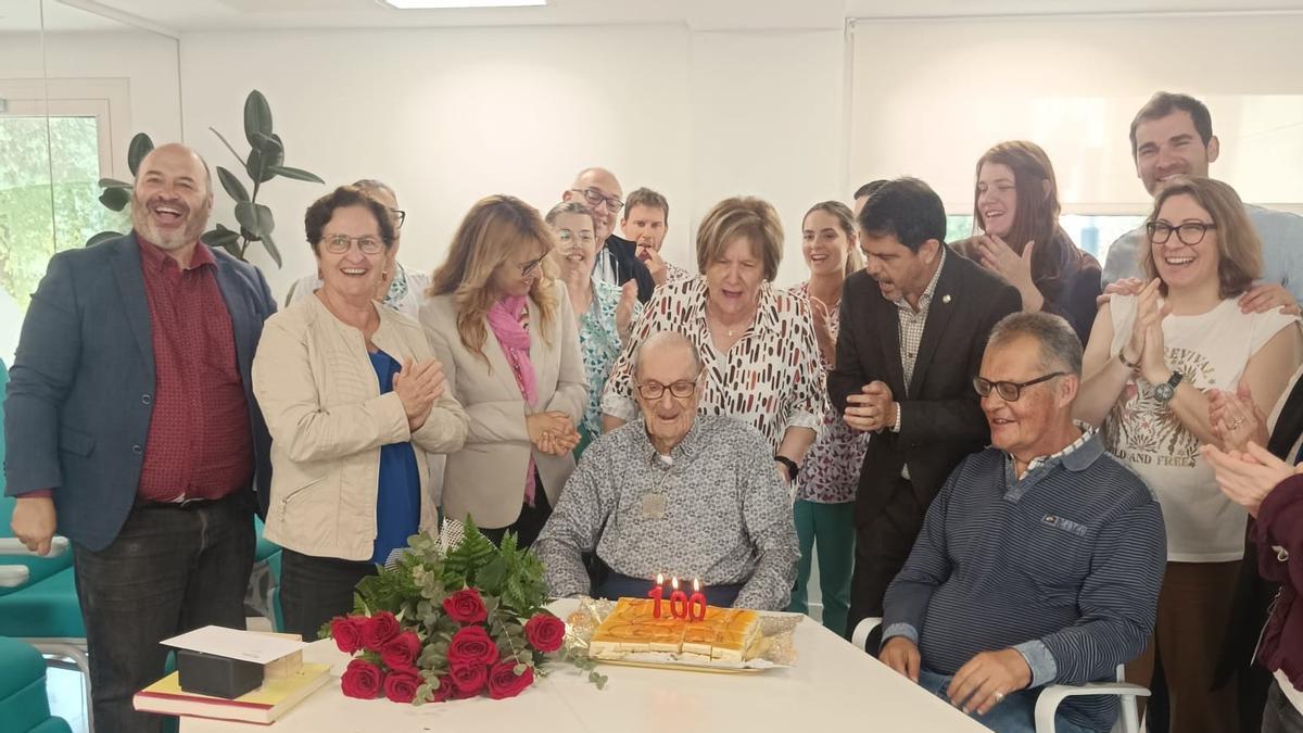 La residència Pare Vilaseca d’Igualada celebra els 100 anys de Salvador Vilarrúbias i Bernadas