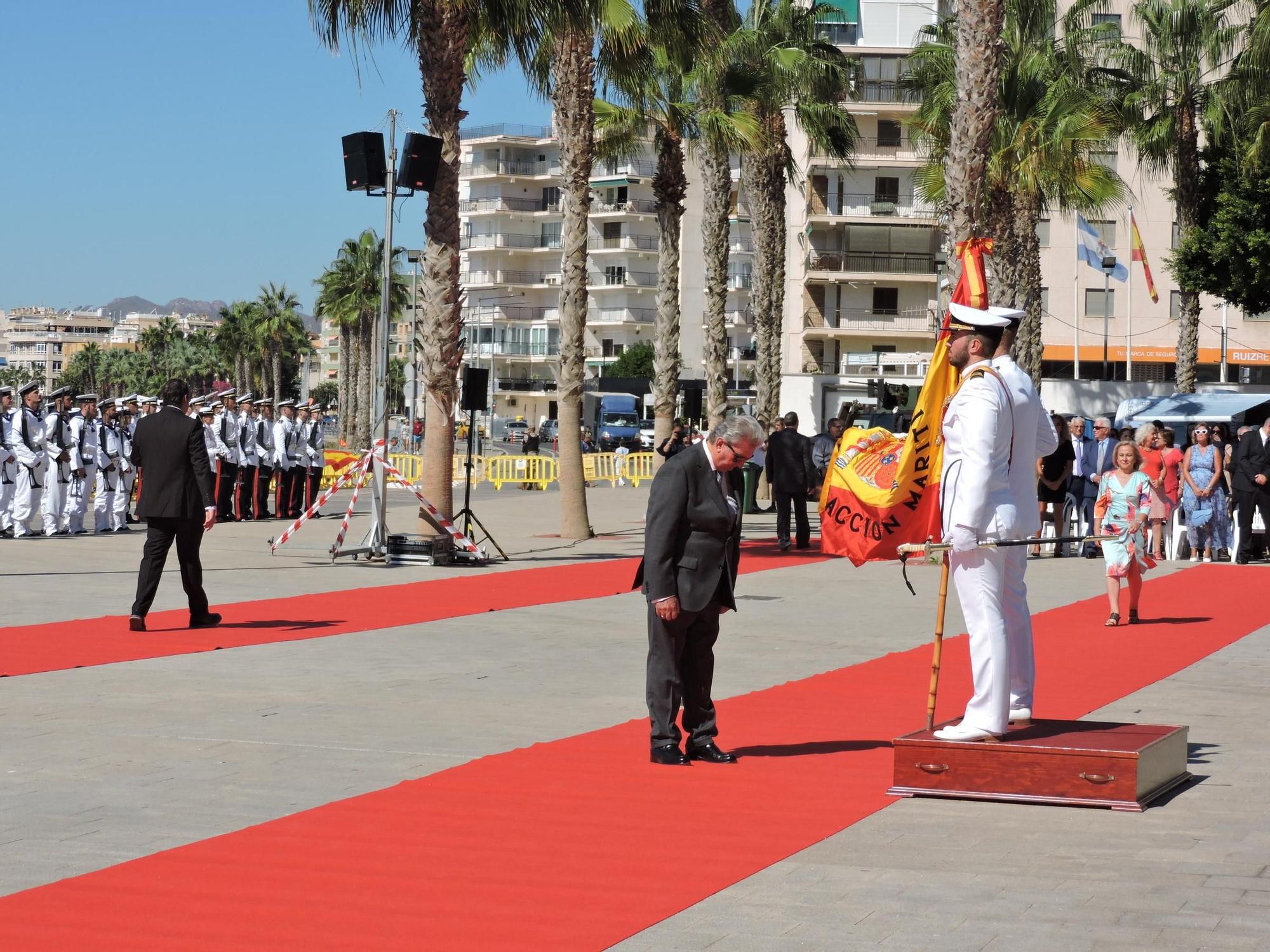 Jura de Bandera para personal civil en Águilas