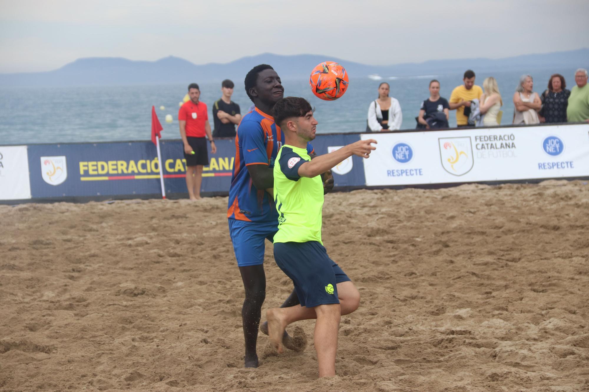 Campionats de Catalunya de futbol platja a Roses