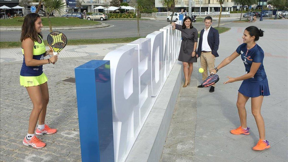 Delfi y Bea, padrinas del torneo de Santander WOpen 2019