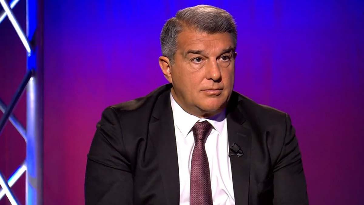 Joan Laporta habló en Barça TV sobre el posible fichaje de Haaland