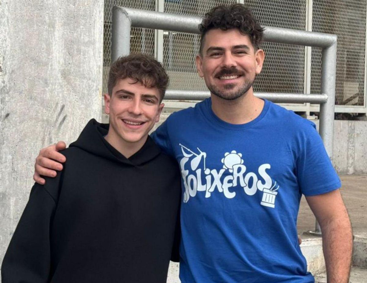 Por la izquierda, Gonzalo Espejo y Alfonso Méndez. |