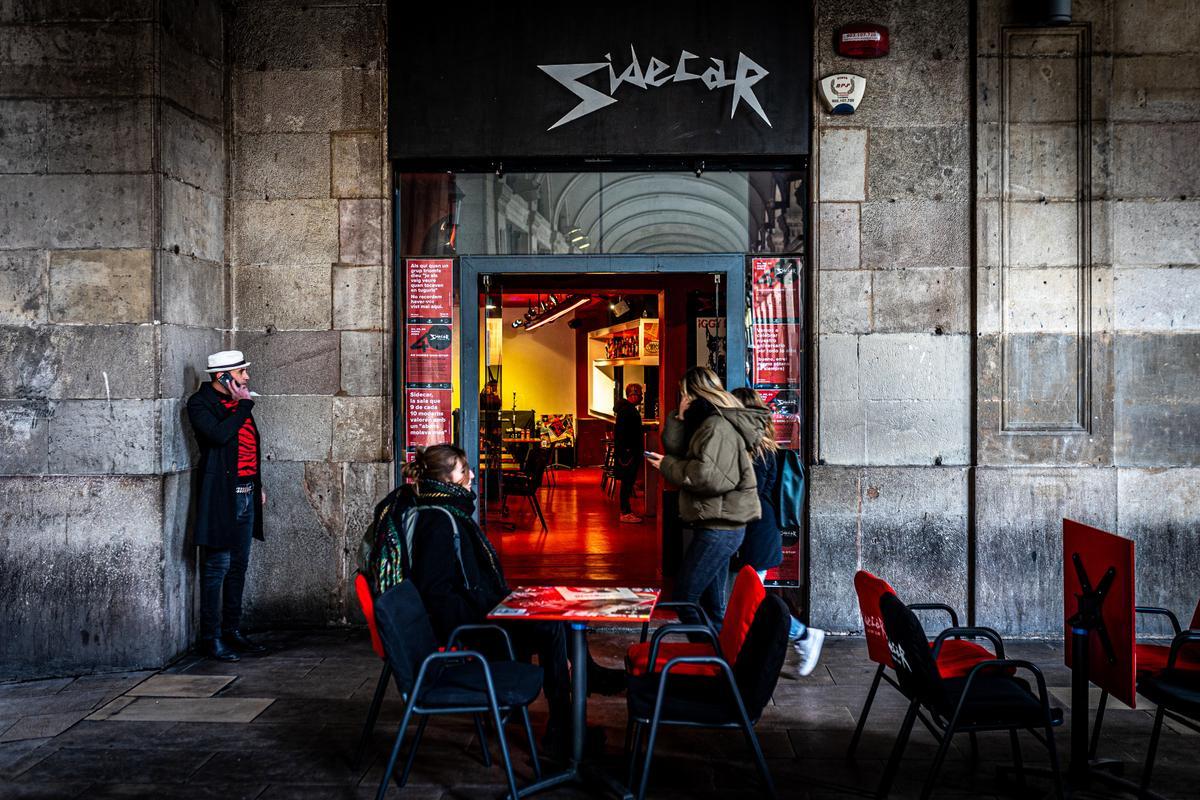 Presentación de los actos para celebrar el 40 aniversario de la sala Sidecar de la Plaza Real de Barcelona