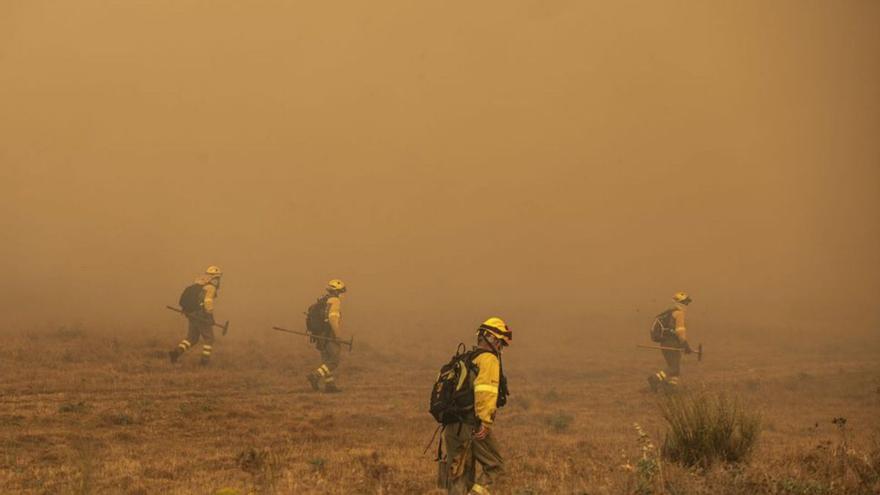 La superficie del incendio de Zamora triplica a la del fuego de Gran Canaria de 2019