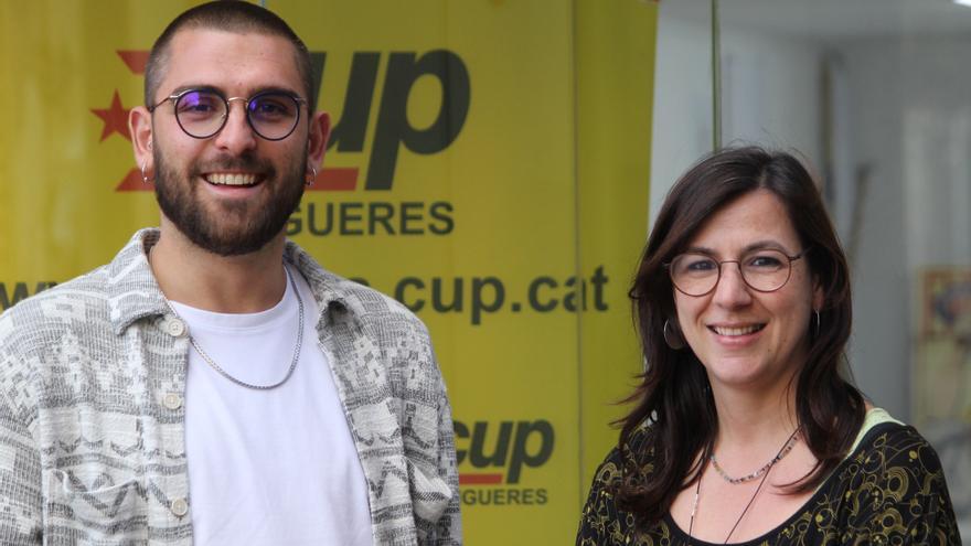 Xavier Colomer i Júlia Bardera encapçalaran la llista de la CUP a Figueres