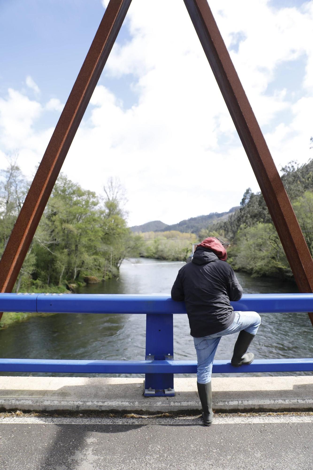 EN IMÁGENES: Segunda jornada de pesca de salmón en los ríos asturianos