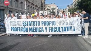 Huelga de médicos en Madrid