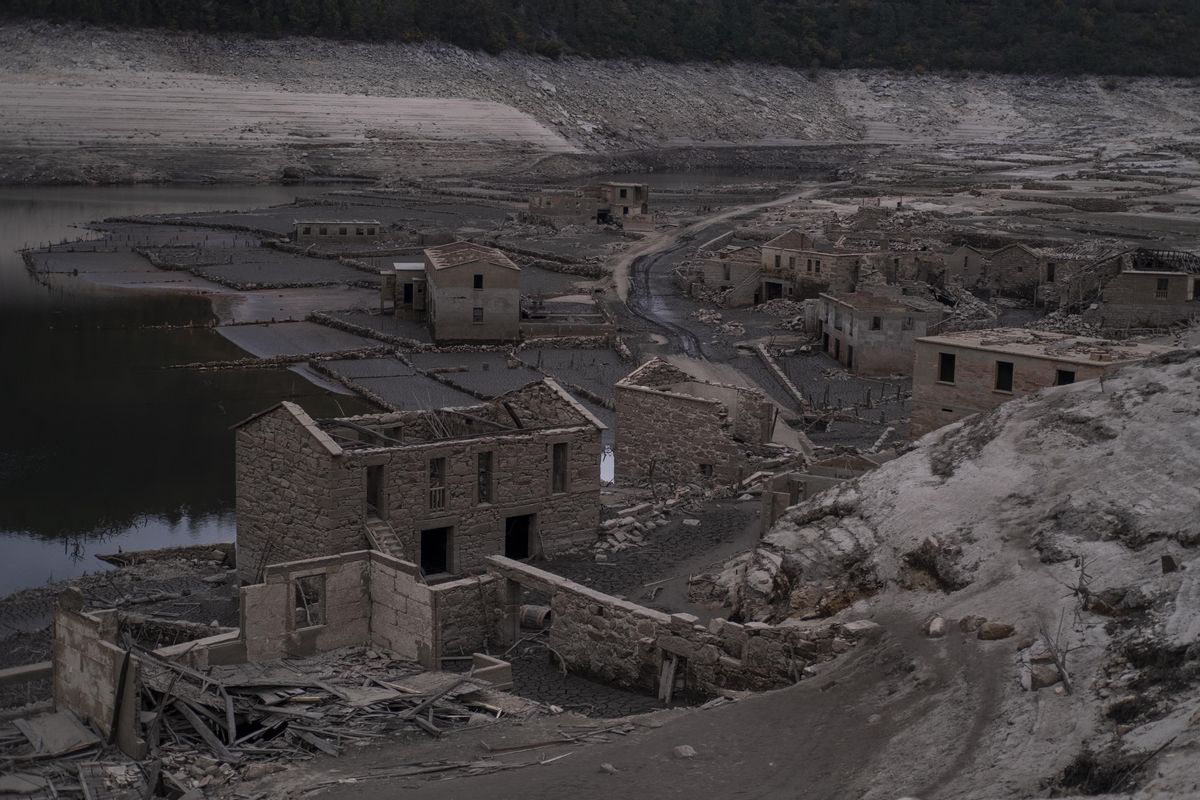 Vista del antiguo pueblo de Aceredo. // BRAIS LORENZO