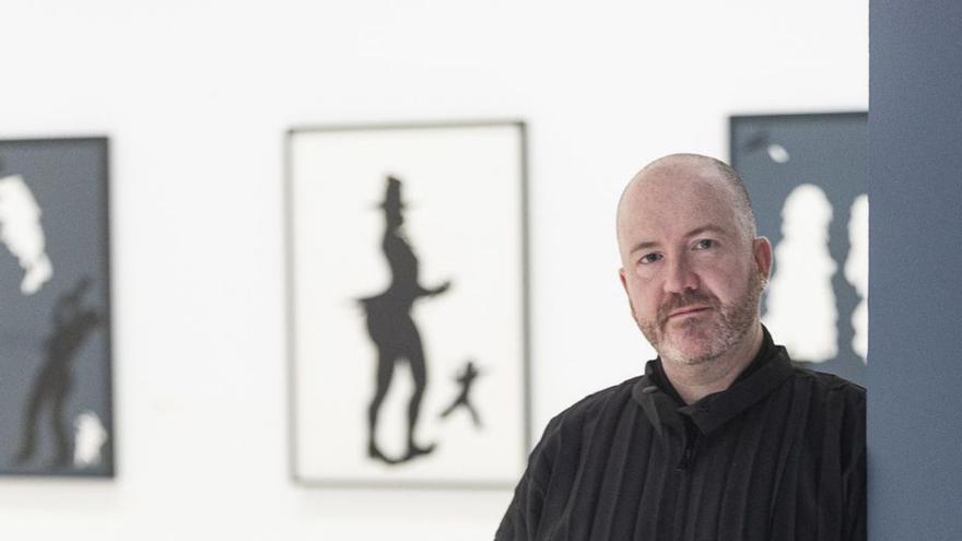 Manuel Segade, ayer, en el Museo de Arte Contemporáneo de Alicante. | ALEX DOMÍNGUEZ